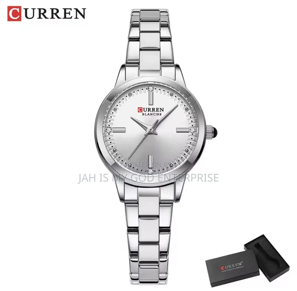 Curren 9094 Women's Simple Dial Bracelet Quart Watches for Lady