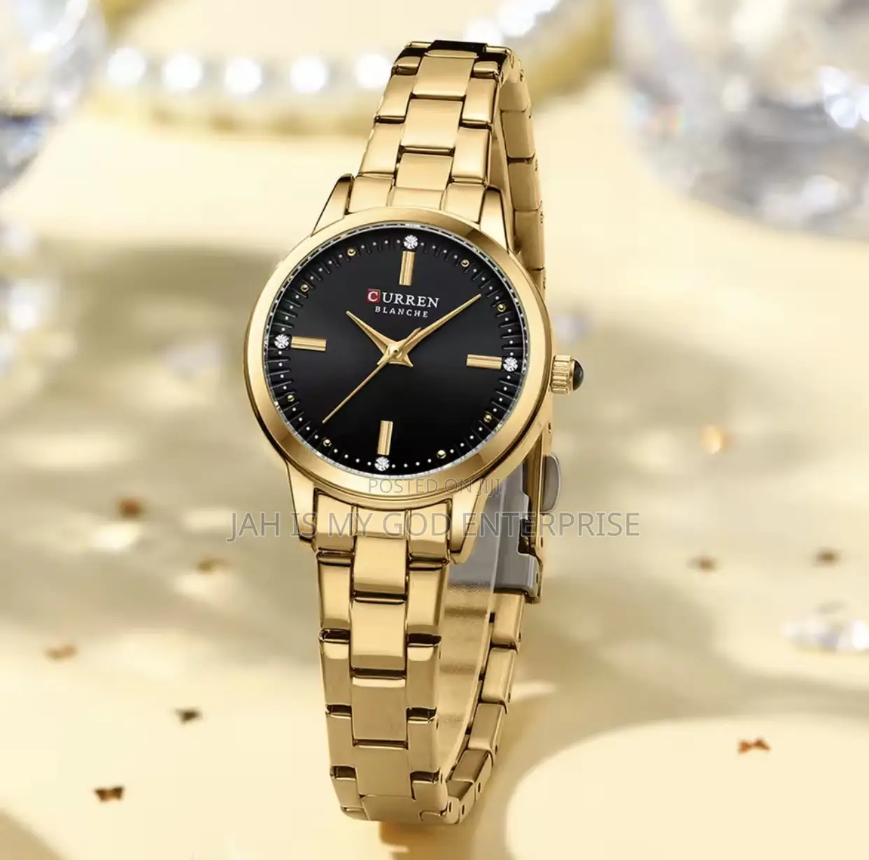 Curren 9094 Women's Simple Dial Bracelet Quart Watches for Lady