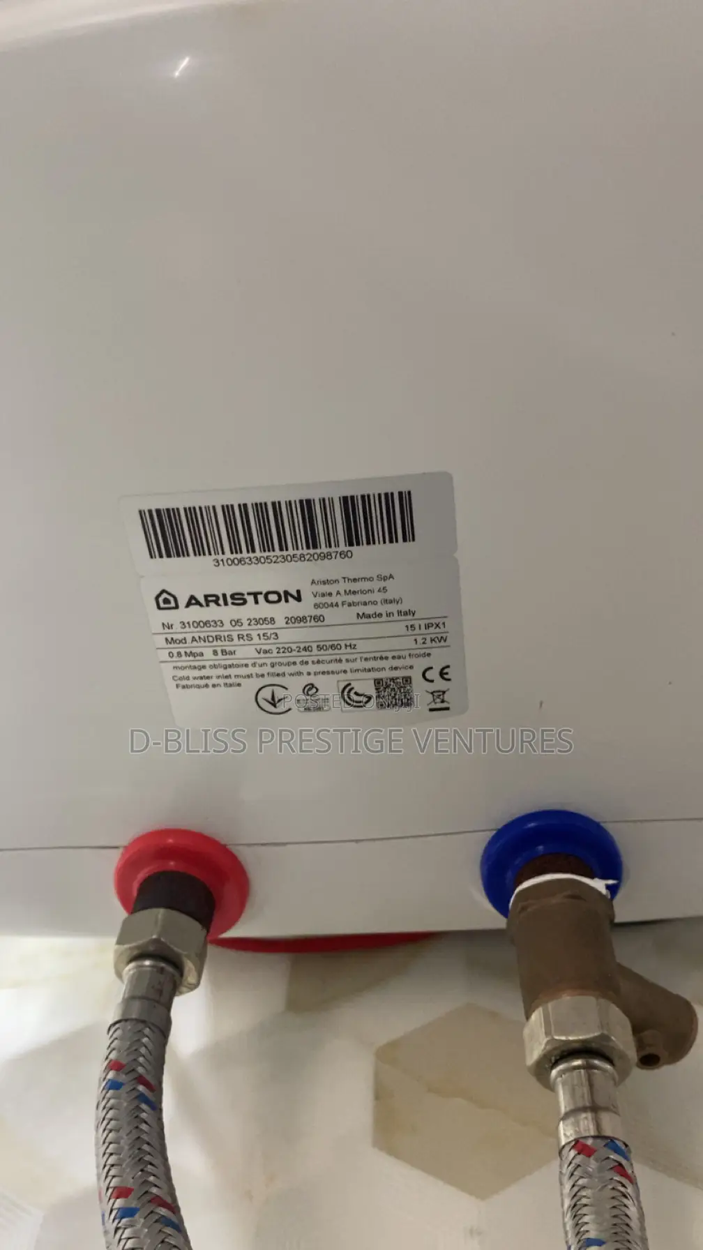 Ariston Water Heater