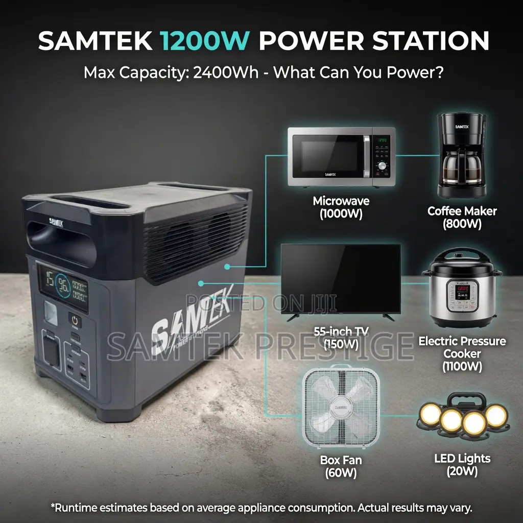 Samtek St-1200 Portable Power Station