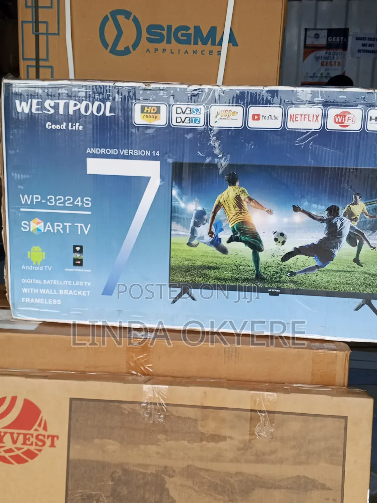 New Westpool Android Television 32 Inches Sitellite Digital
