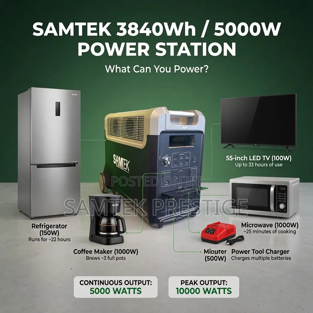Samtek 3600w Power Station(Generator)