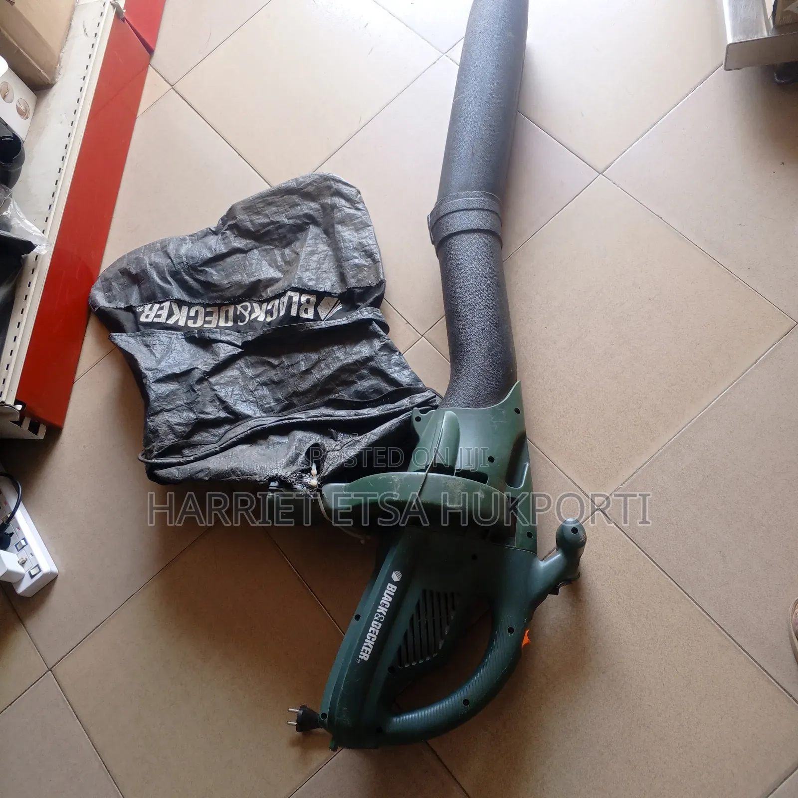 Big Used Black Decker Leaf Vacuum Suction From Germany