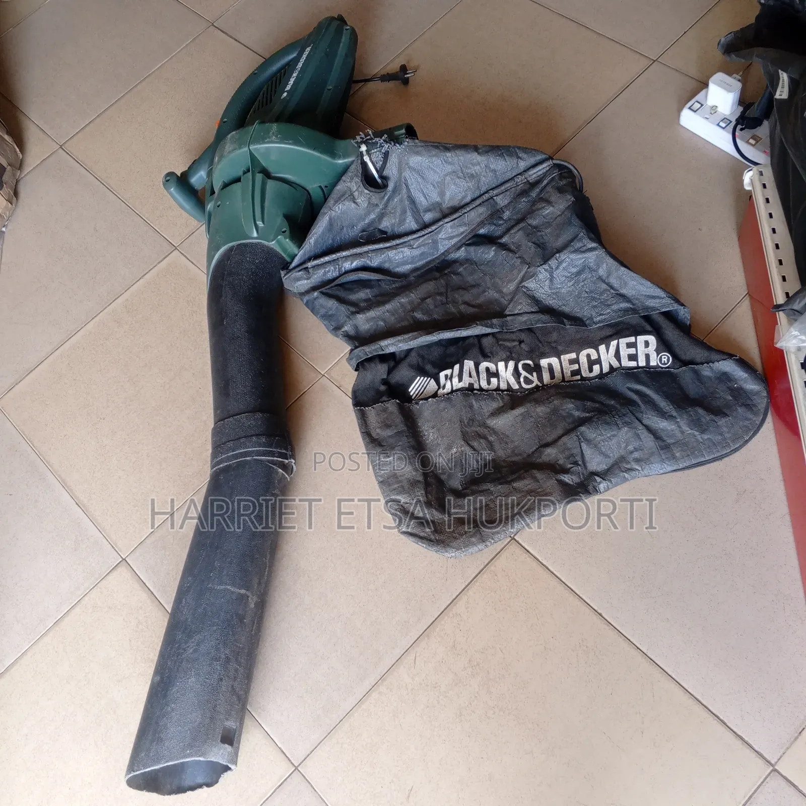 Big Used Black Decker Leaf Vacuum Suction From Germany