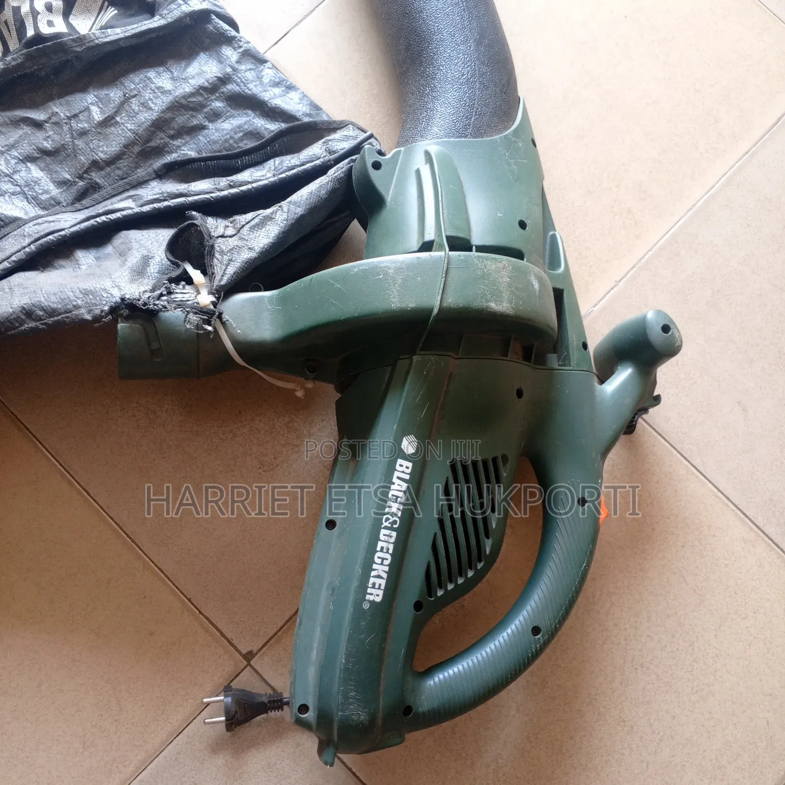 Big Used Black Decker Leaf Vacuum Suction From Germany