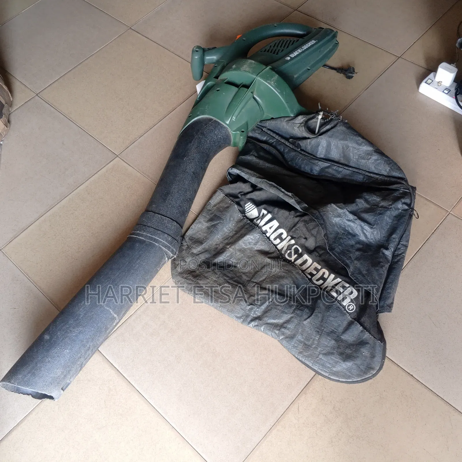 Big Used Black Decker Leaf Vacuum Suction From Germany