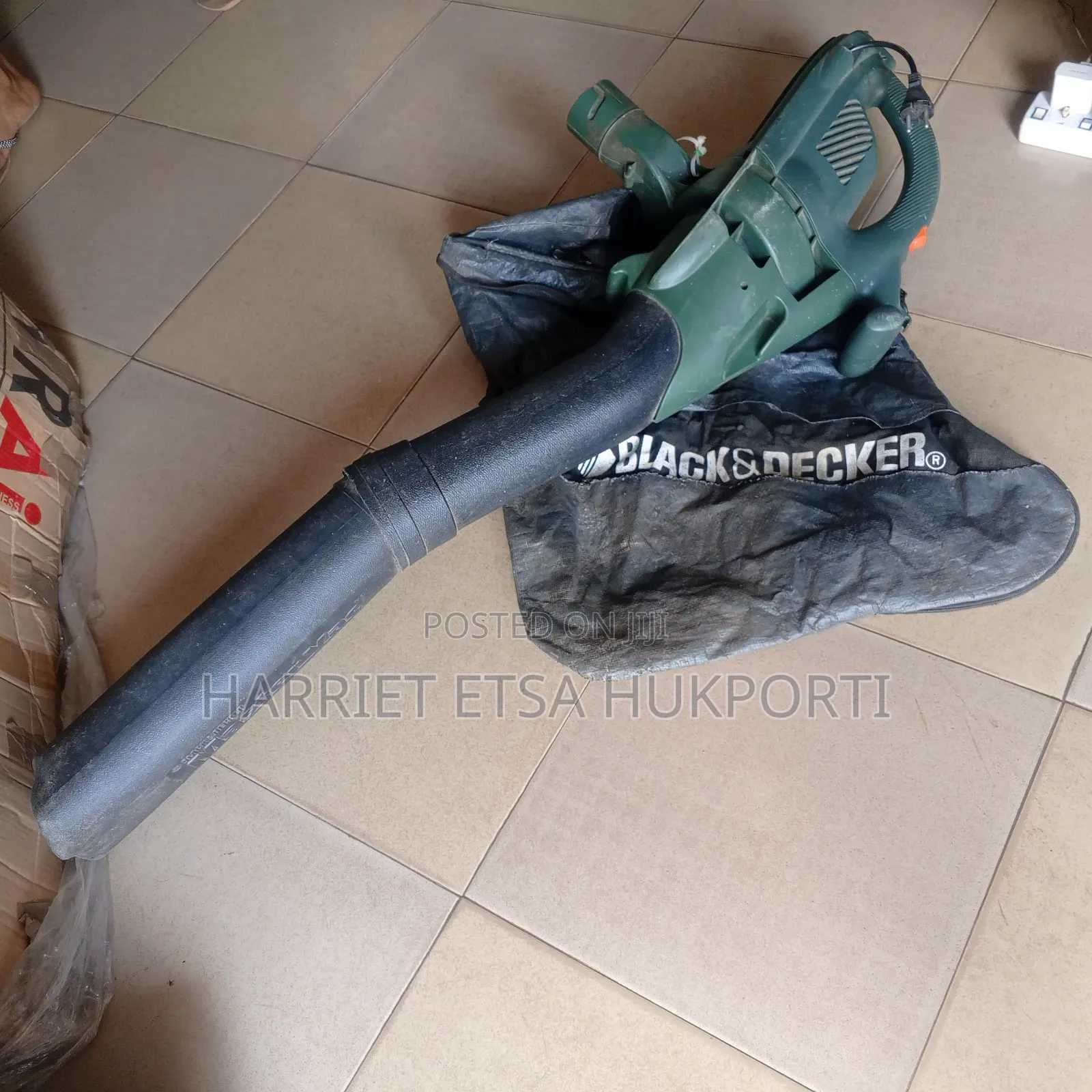 Big Used Black Decker Leaf Vacuum Suction From Germany
