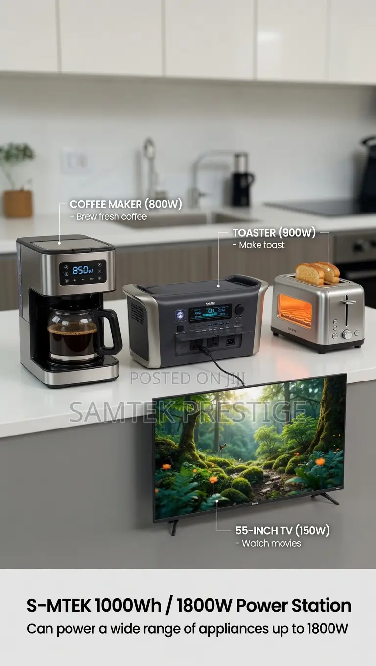 Samtek 1000w Portable Power Station(Generator)