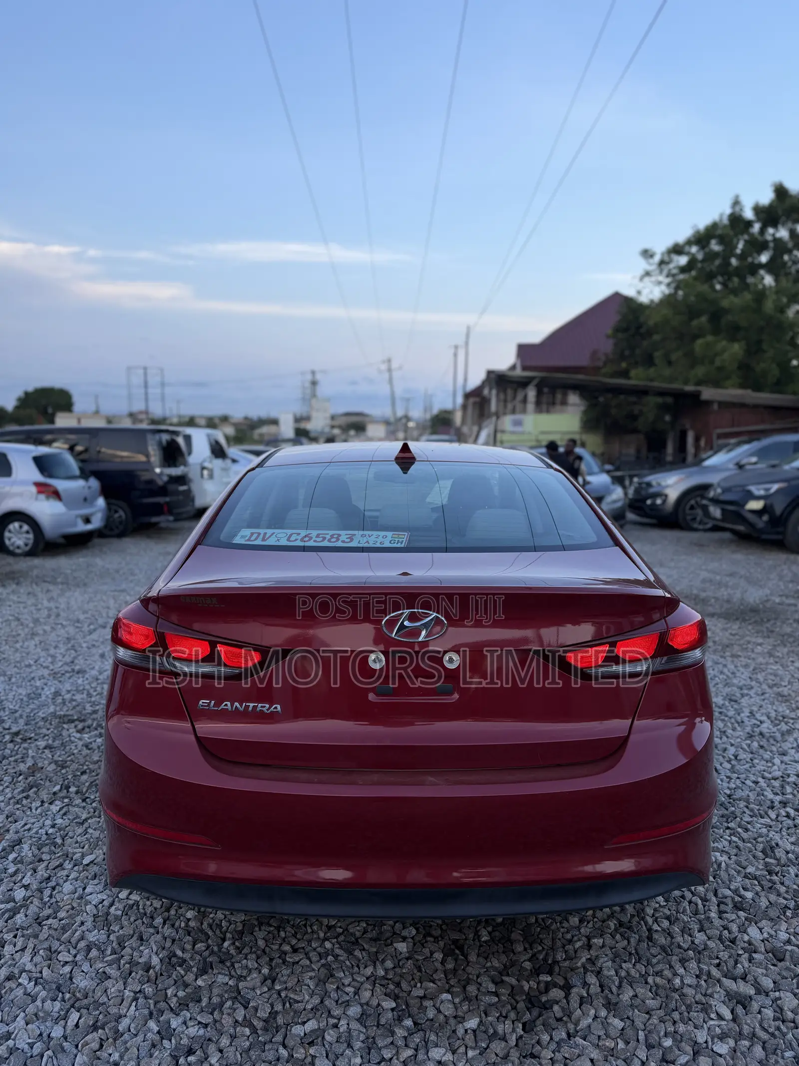 Hyundai Elantra ECO Sedan FWD (1.4L 4cyl 7A) 2017 Red