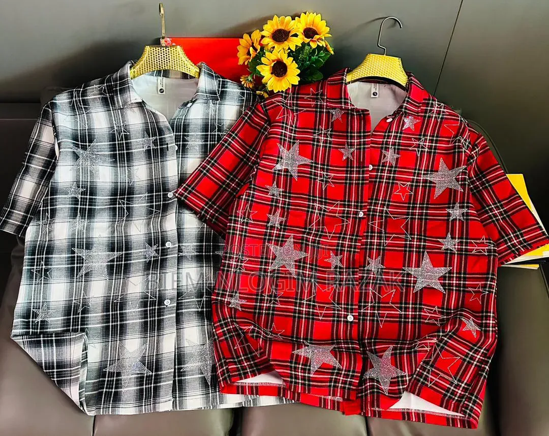 High Quality Check Check Branded Shirts Available in Stock