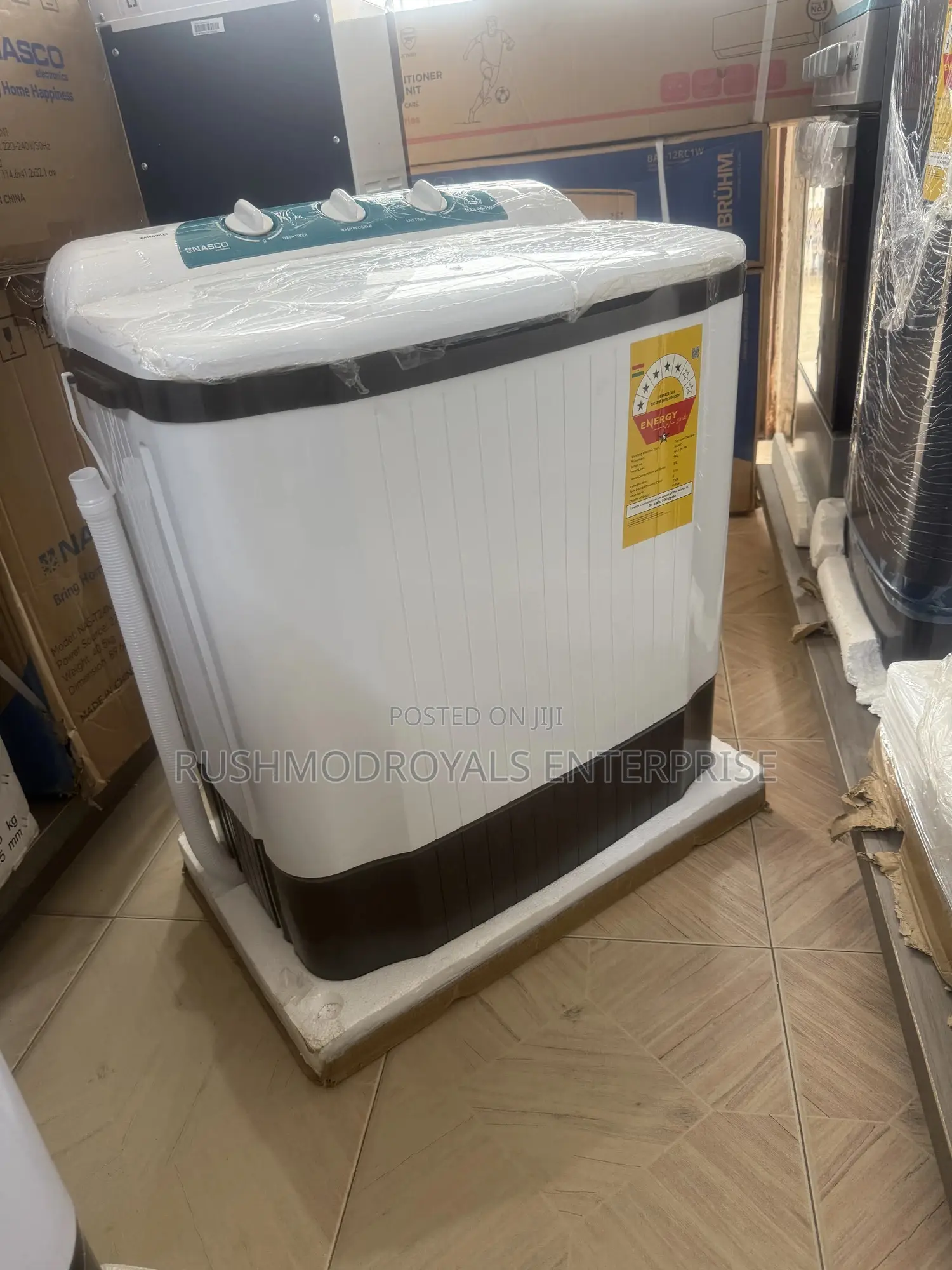 Nasco 5kg Semi Automatic Twintub Washing Machine