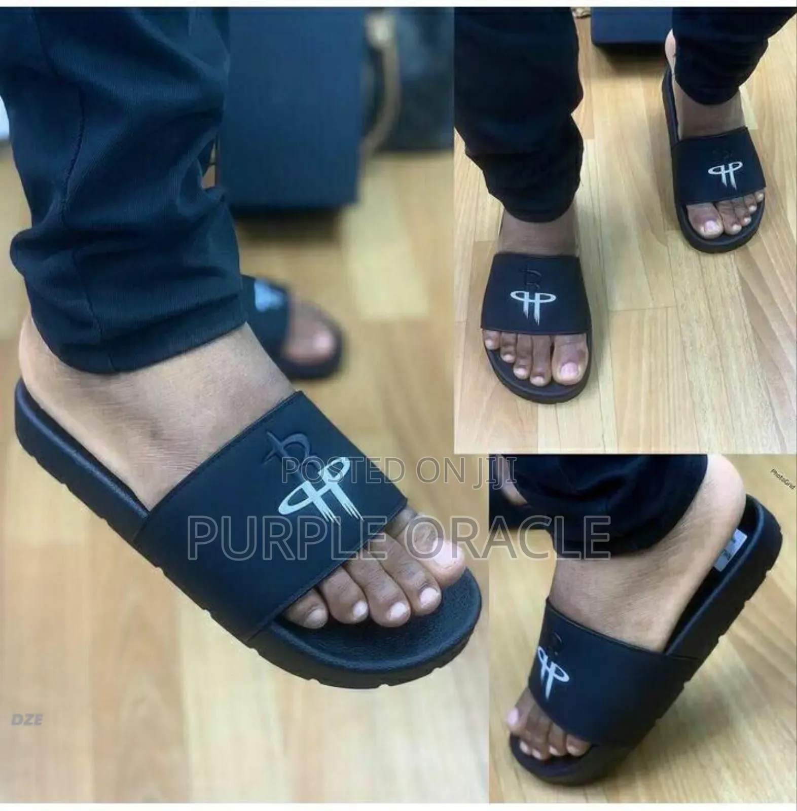 Durable Rubber Slides for Men.