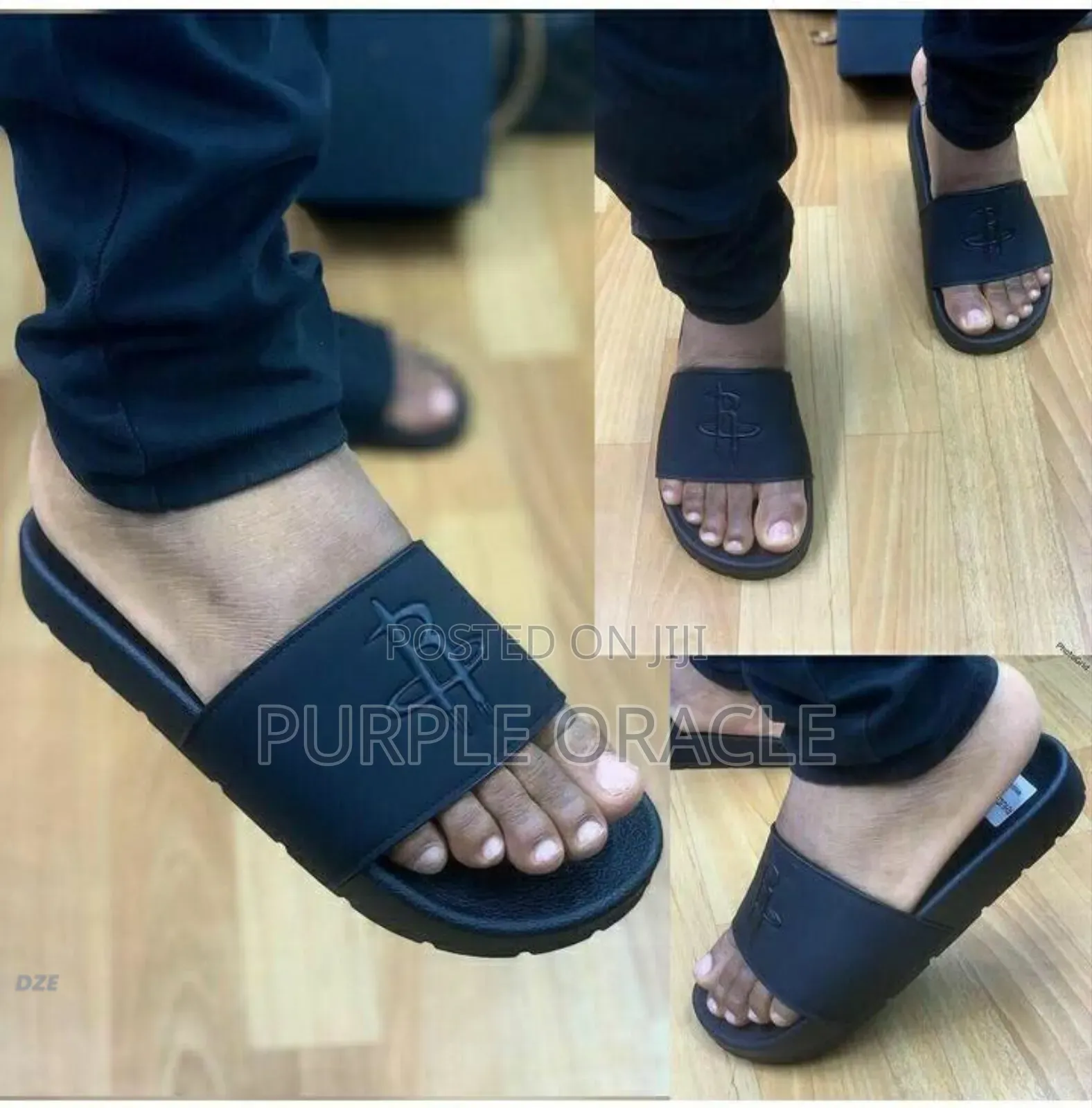 Durable Rubber Slides for Men.