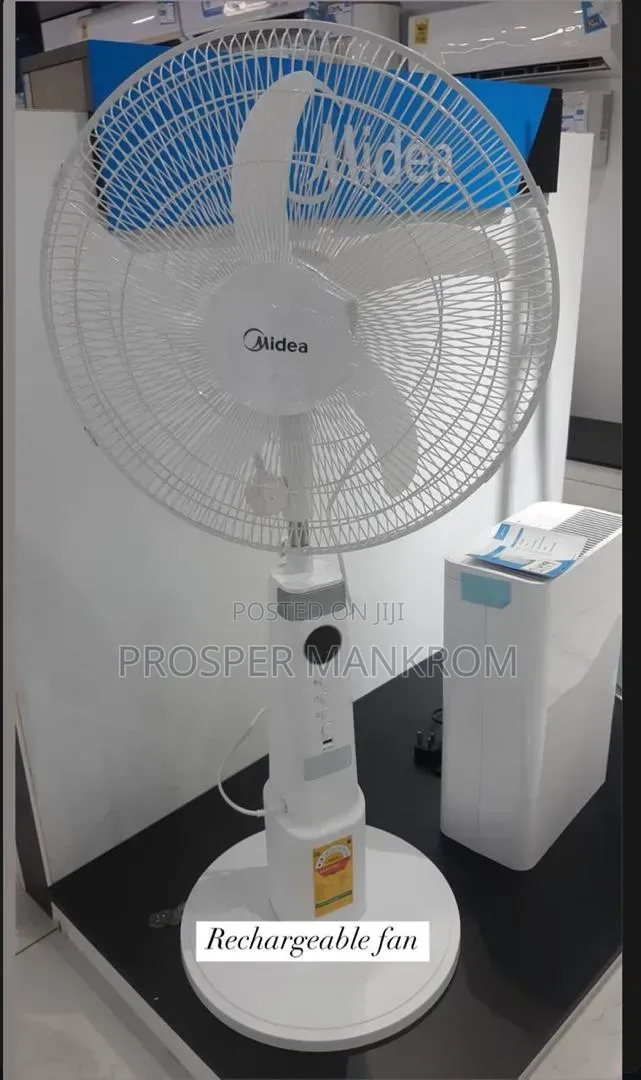 Solar and Rechargeable Fan