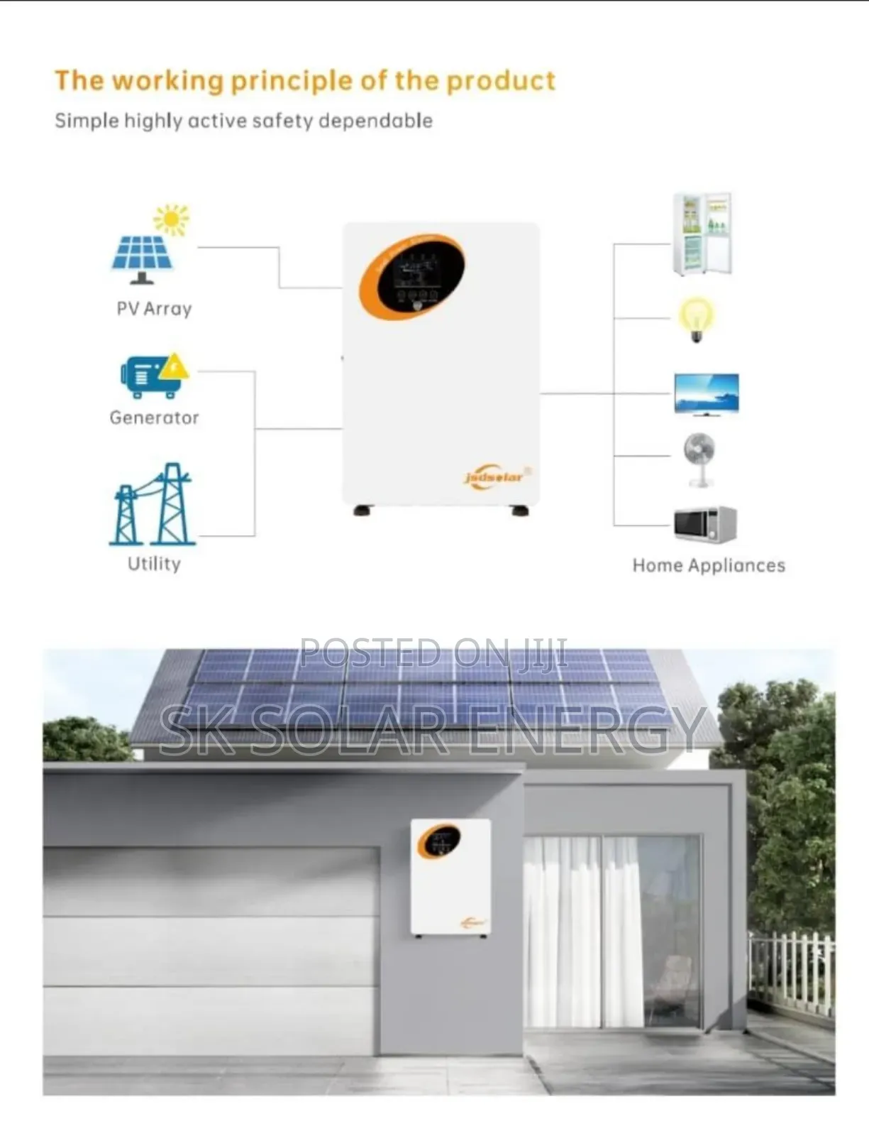 6kw Solar All in One Hybrid Inverter