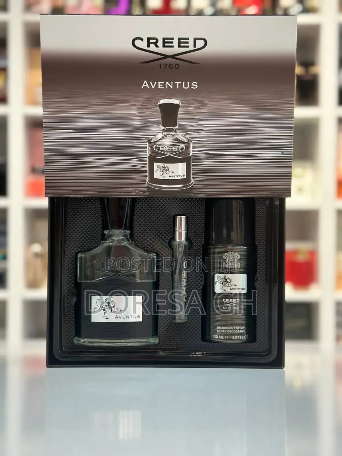 Creed Aventus Edp 3-in-1-Set + Travel Perfume + Deodorant (On Request)
