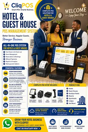 Smart Pos System For Guest Houses Hotels