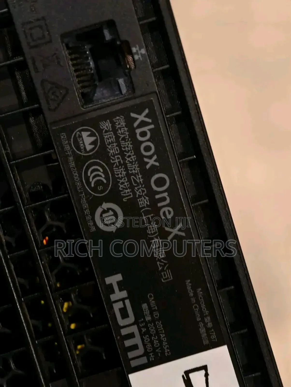 Xbox One X Black