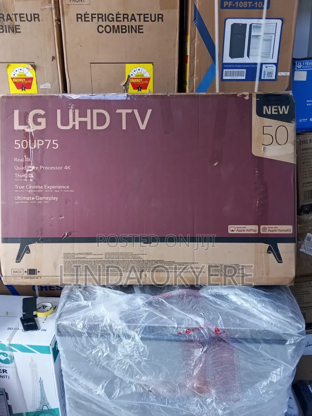 Original Lg Uhd Smart Tv" 50 Inches "50up75 Thinq Ai