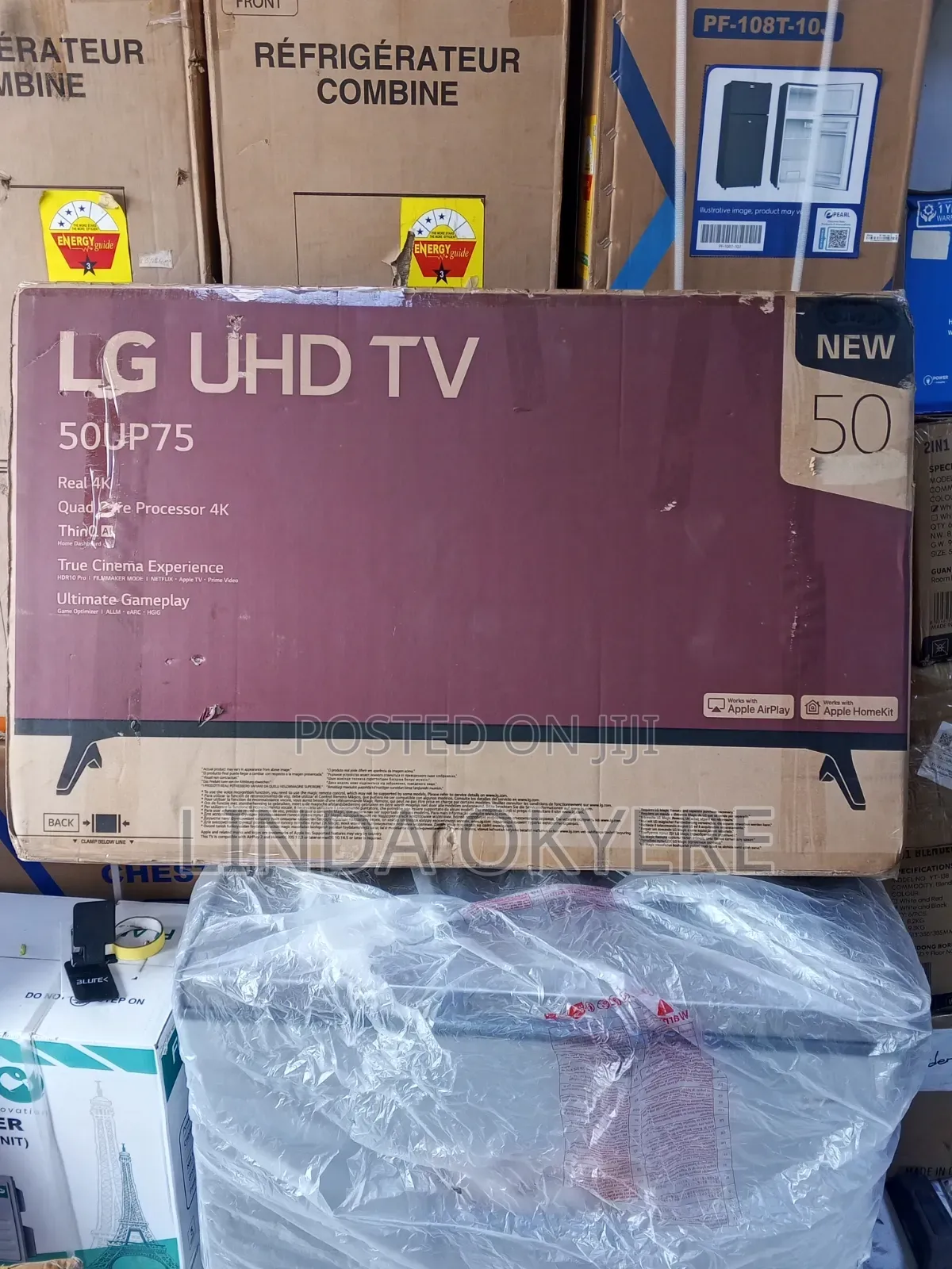 Original Lg Uhd Smart Tv" 50 Inches "50up75 Thinq Ai