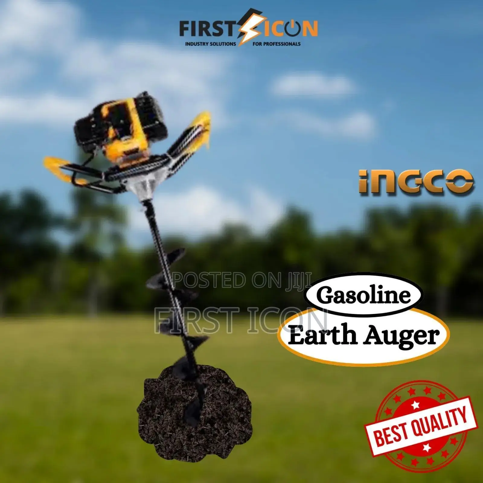 Ingco Gasoline Earth Auger - Gea55221-1