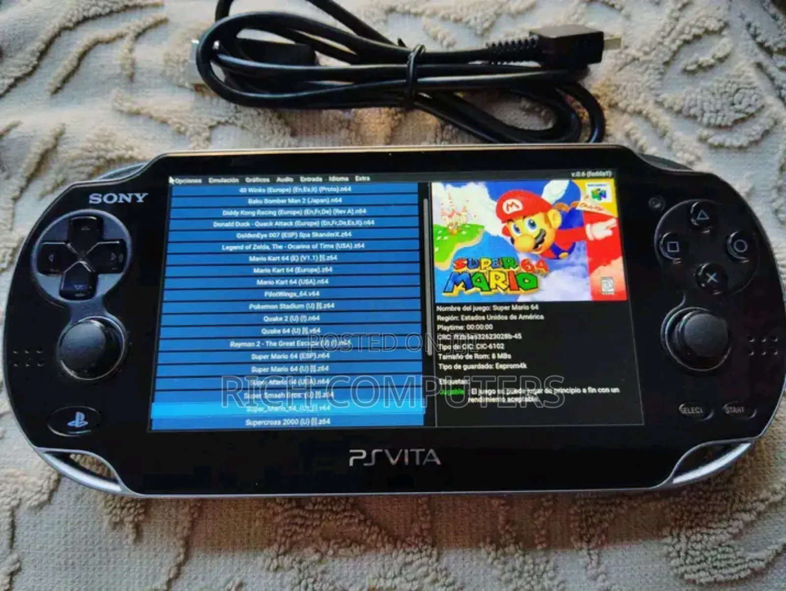 PSP Vita With Games