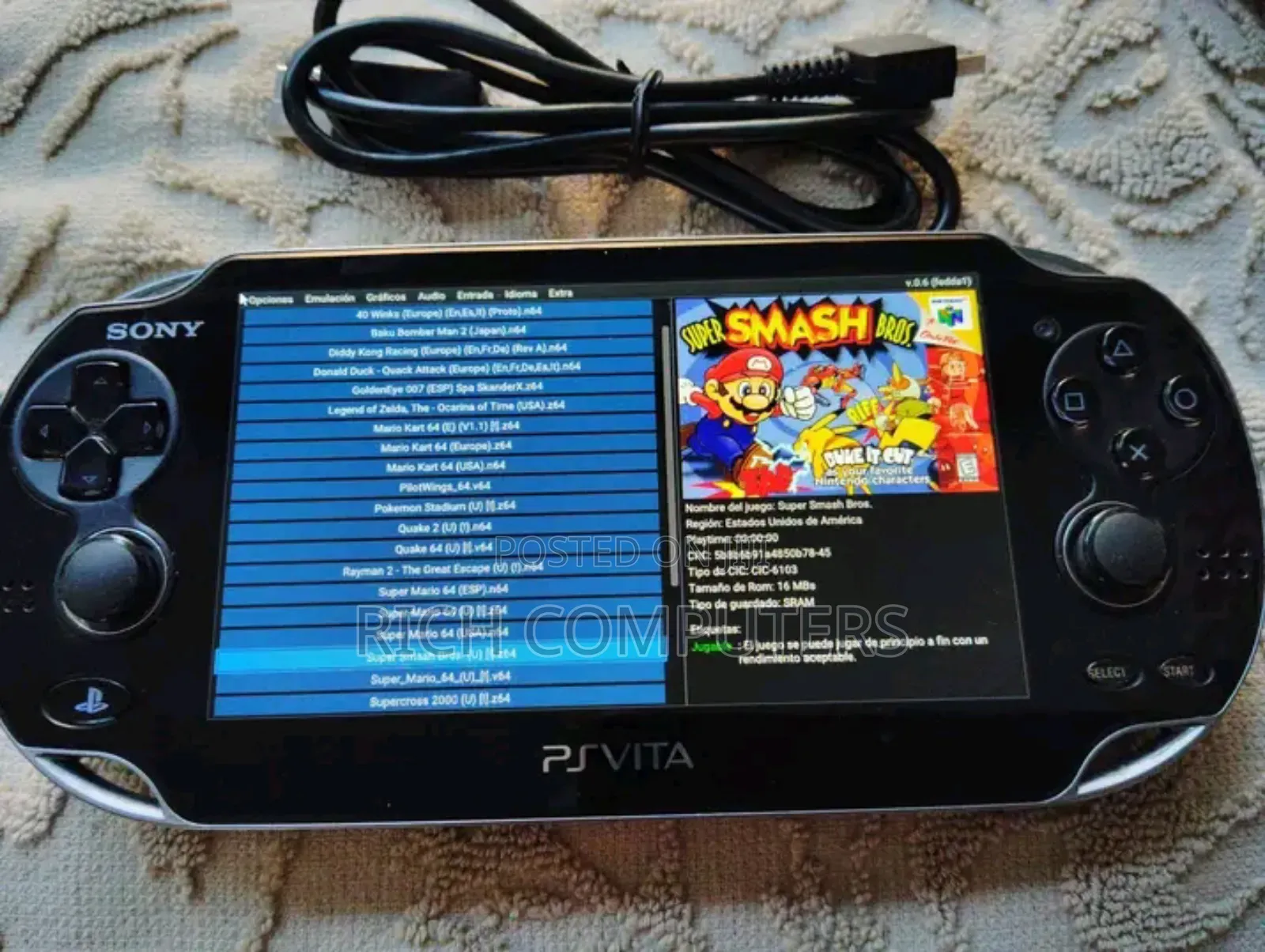 PSP Vita With Games