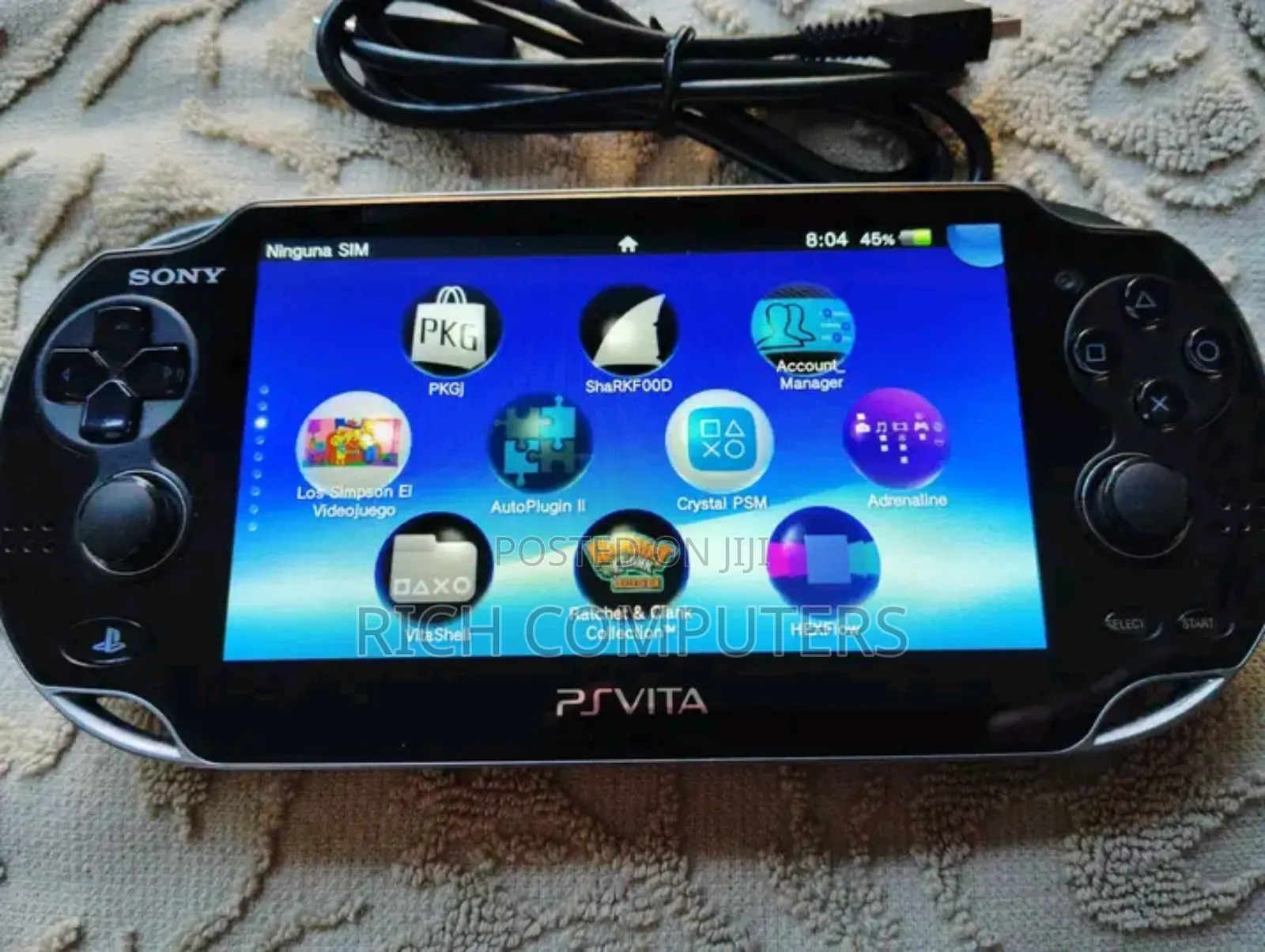 PSP Vita With Games