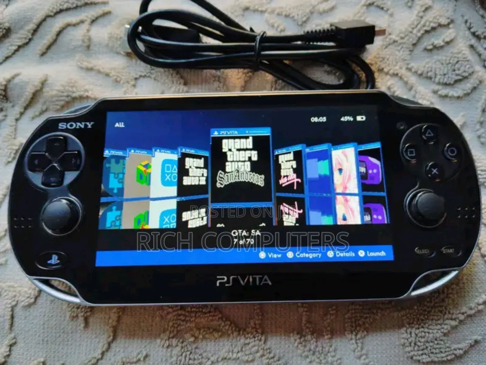 PSP Vita With Games