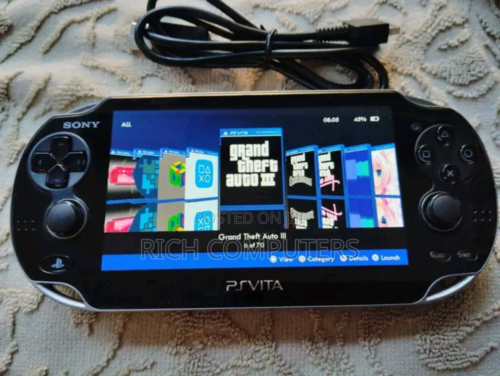 PSP Vita With Games