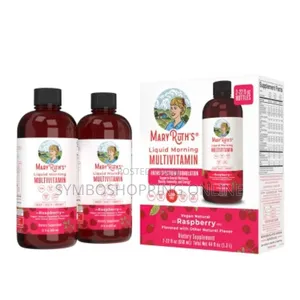 Maryruth's Liquid Morning Multivitamin, Raspberry, 2 Bottle
