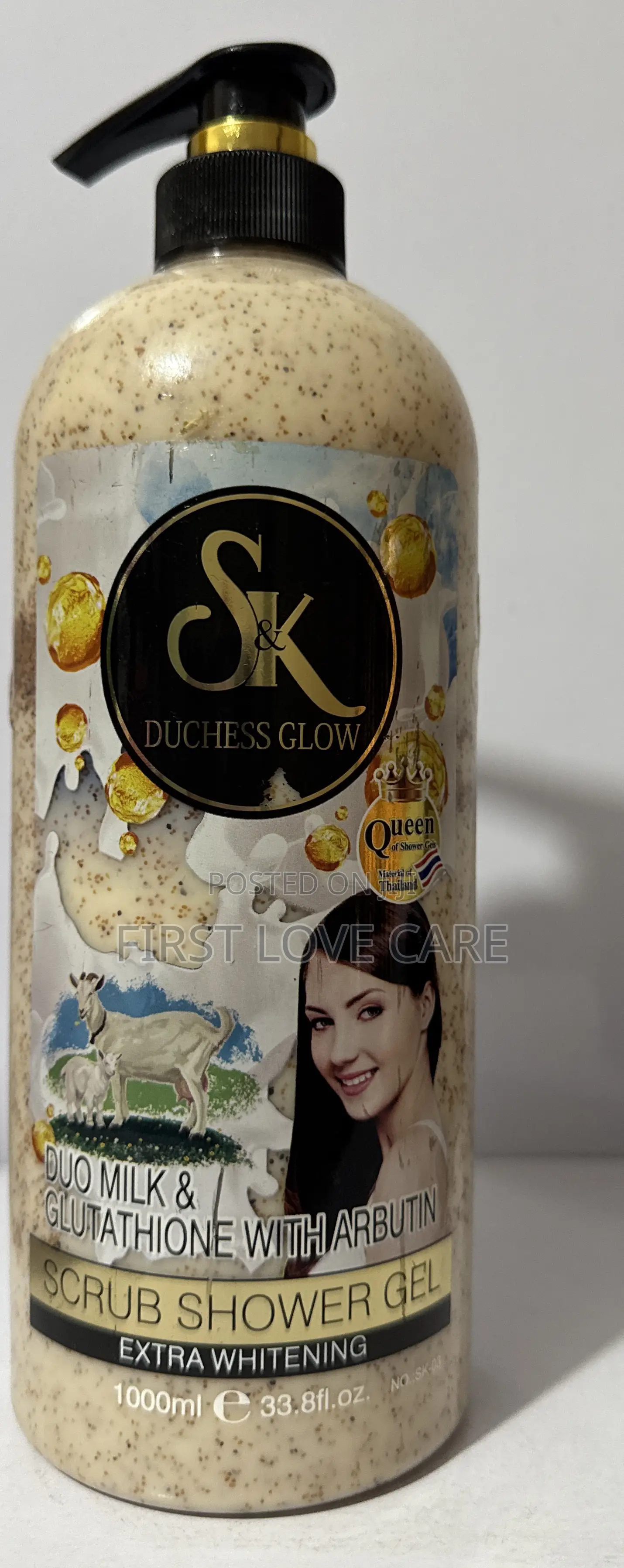 Sk Dutchess Glow Skin Whitening Scrub Shower Gel