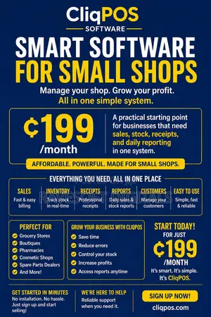 Cliqpos Starter Software