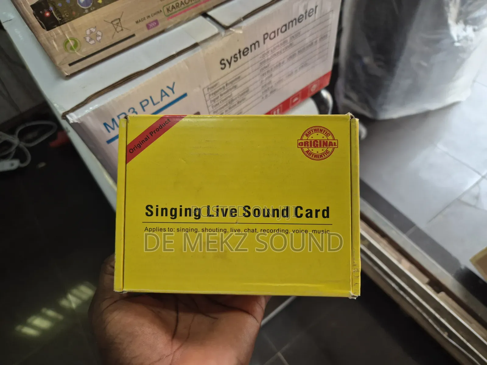 Ooriginal Singing Live Card