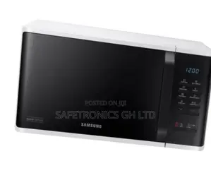 Ultra Modern Samsung 23l Ms23k3513aw/Sg Solo Microwave - White