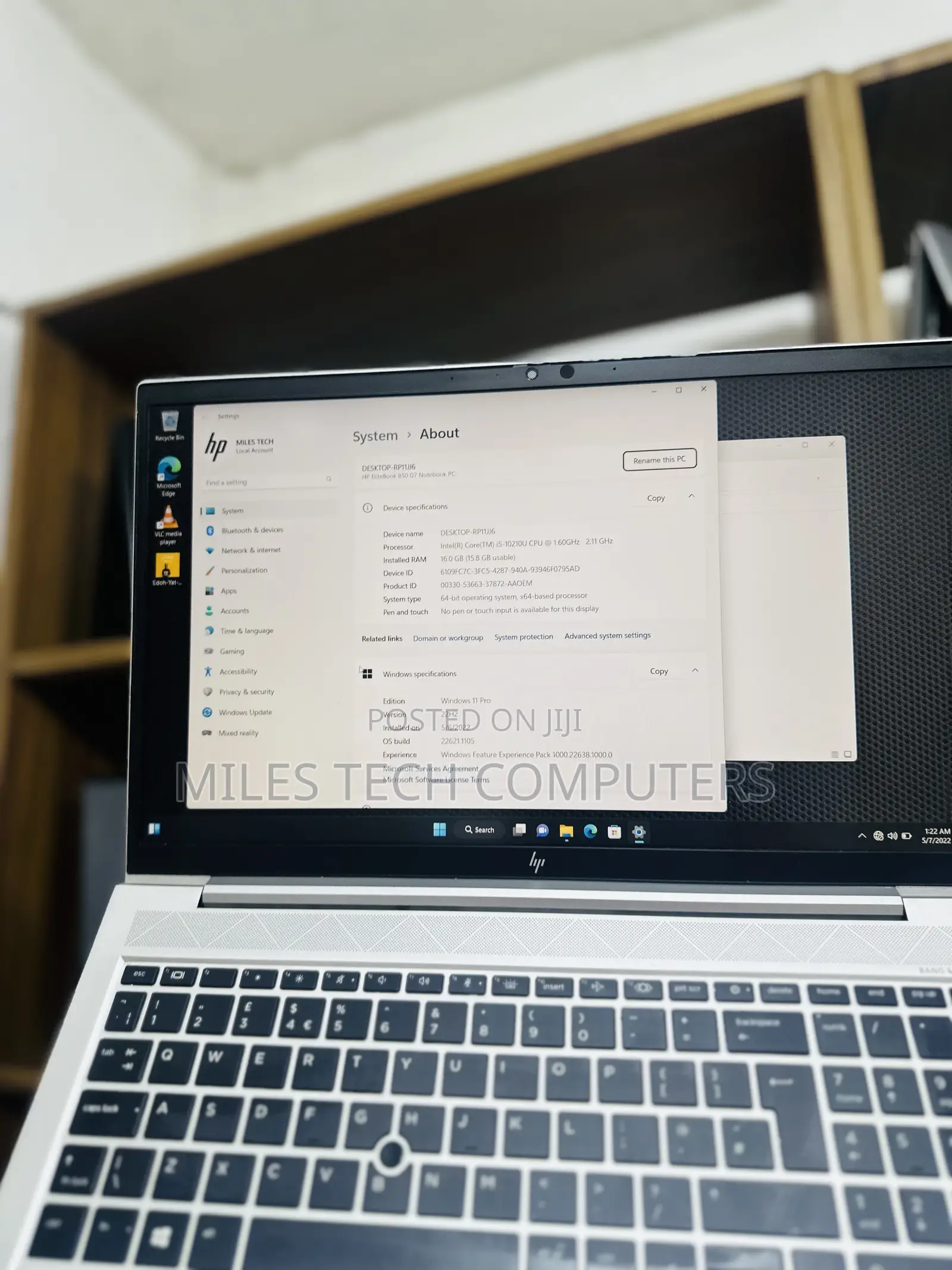 Laptop HP EliteBook 850 G8 16GB Intel Core i5 SSD 512GB