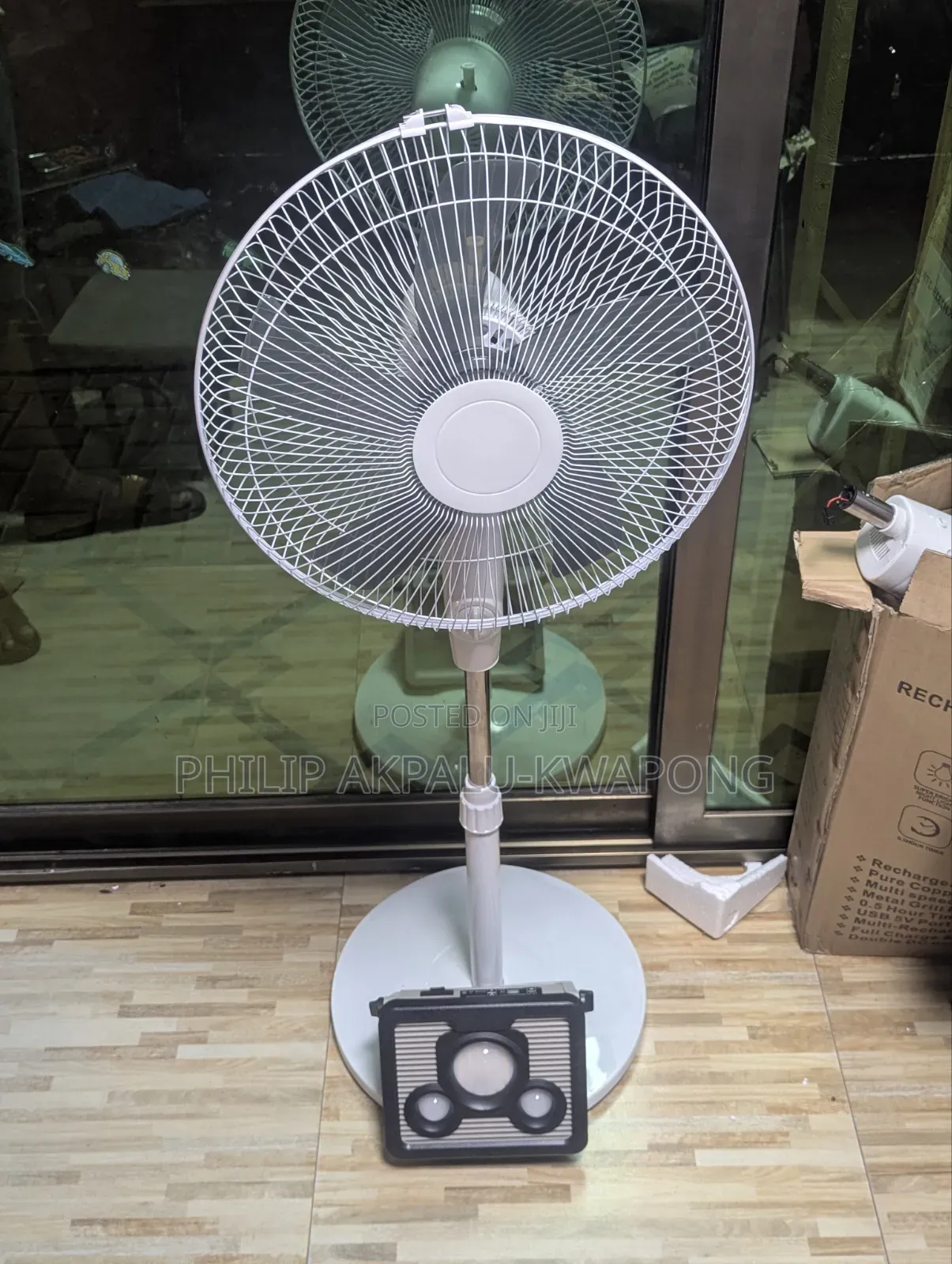 Solar Fan and RGB Led Lights