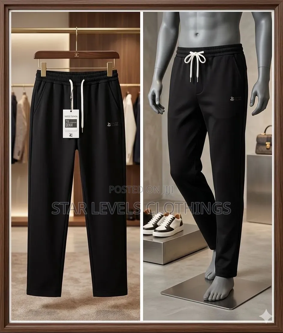 Black Joggers Available in All Sizes