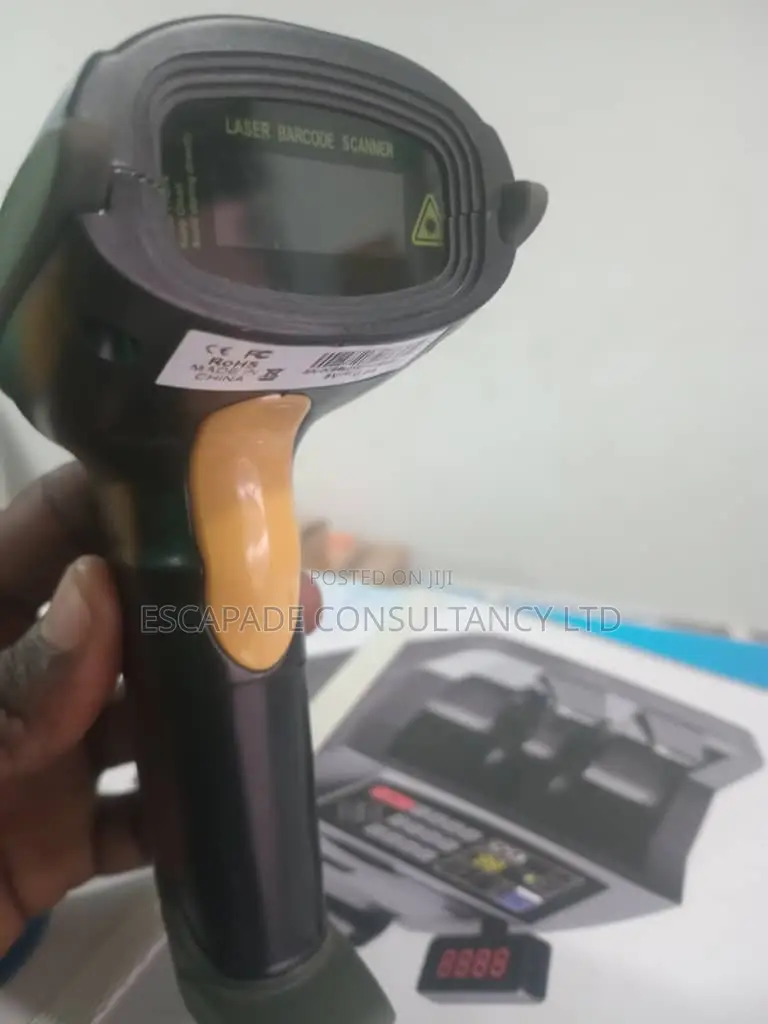 Barcode Scanner 1d Manual With Stand (Escapade)