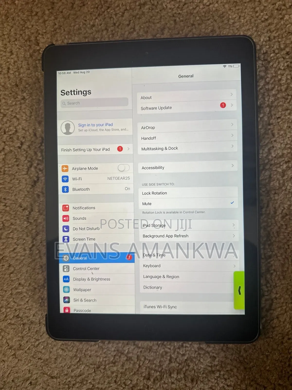 Apple iPad Air 32 GB Silver