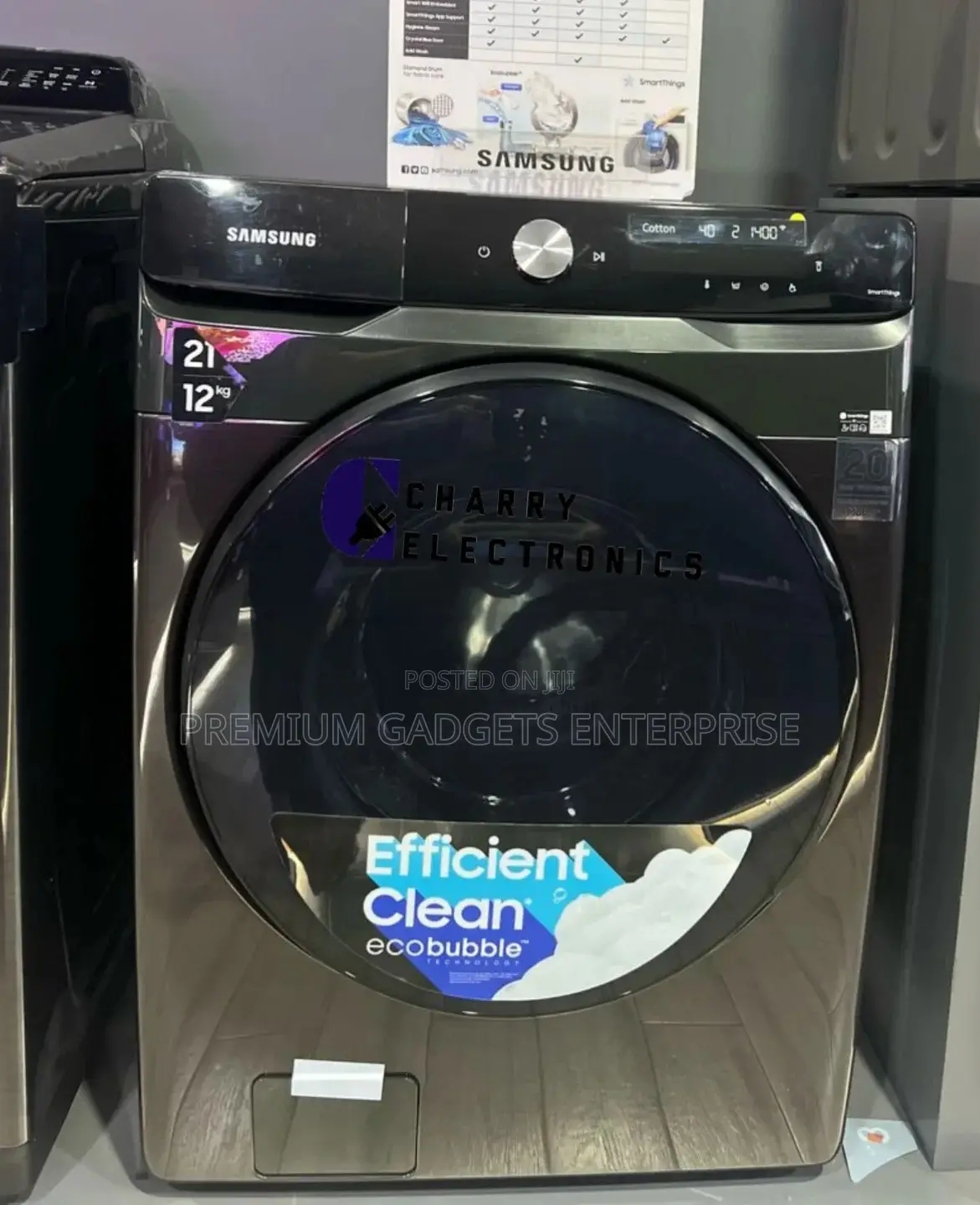 21/12kg Front Load Washer / Dryer Combo With Ecobubble Technology