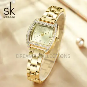 Rectangular Crystal Bezel Watch