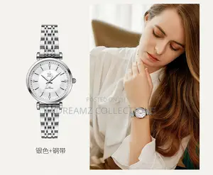 Two-Tone Metal Band Watch