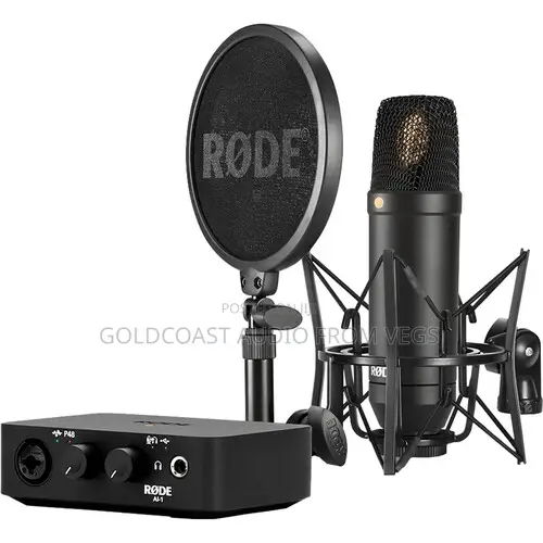 Rode Nt1 Ai-1 Complete Studio Kit,Microphone and Audio Interface