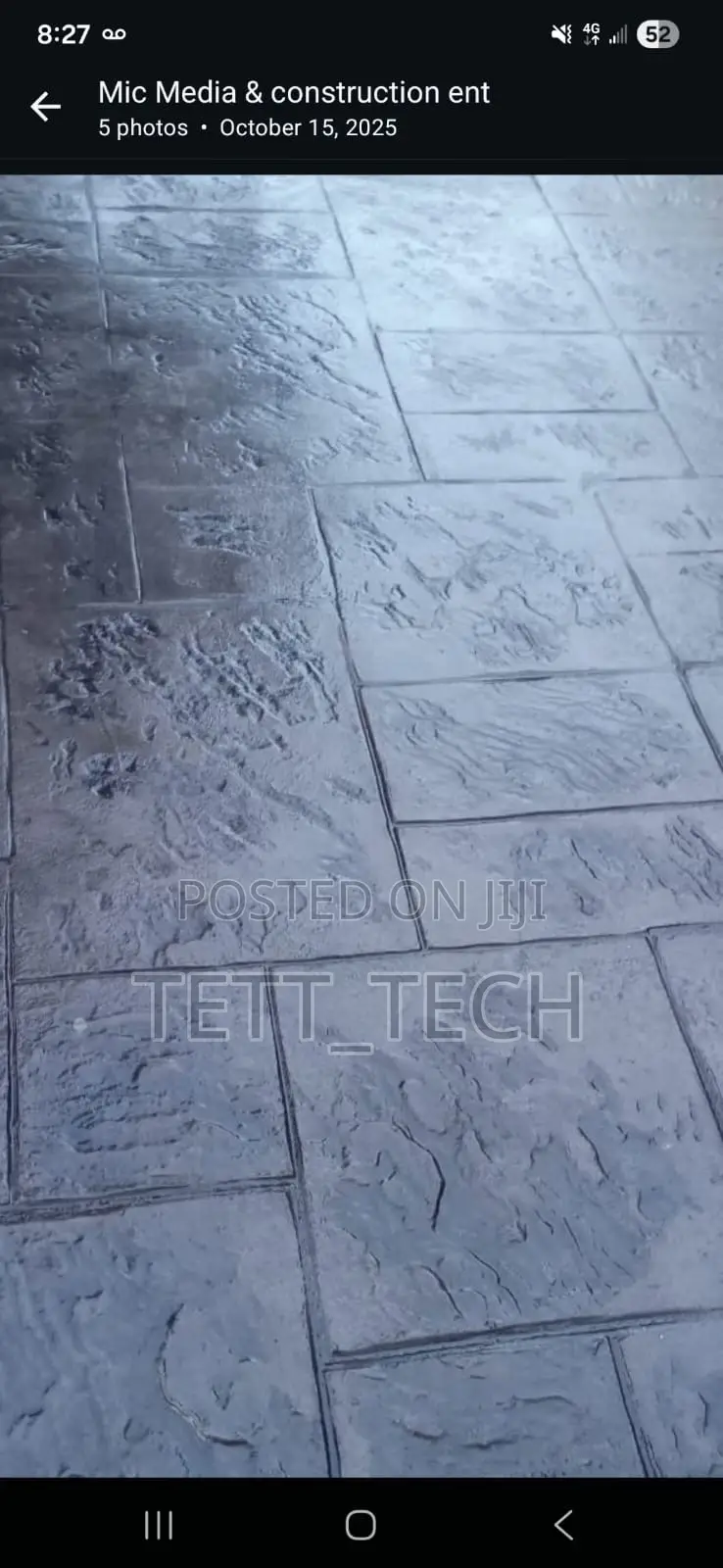 Concrete Stamps, Slabs, Pavement Etc.