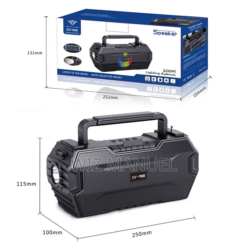 High Quality Solar Bluetooth Speaker