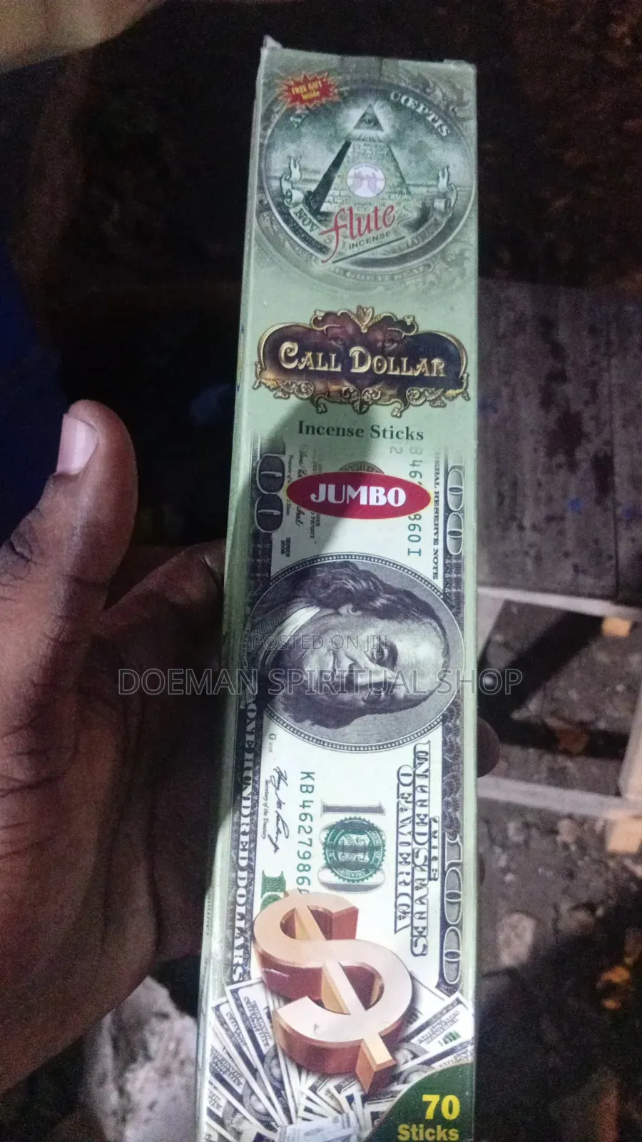 Call Dollar/Money Incense