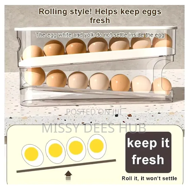 2 Tier Rolling Egg Dispenser