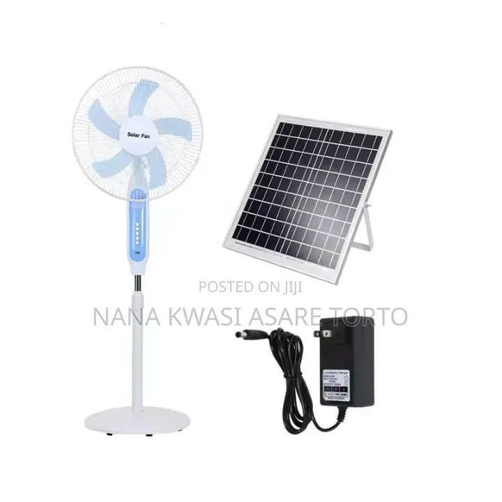 Rechargeable Solar Fan