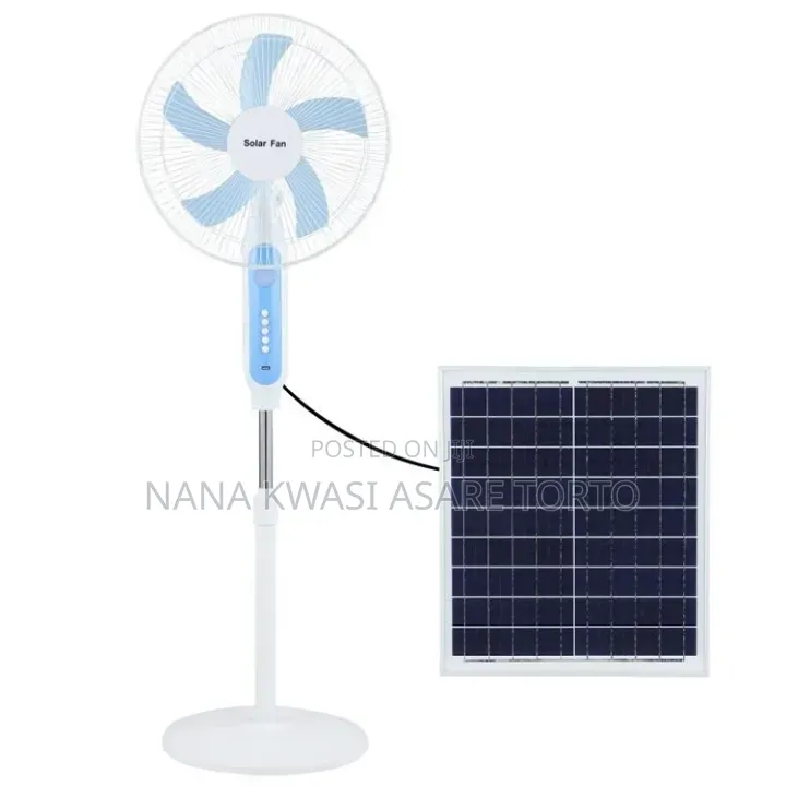 Rechargeable Solar Fan